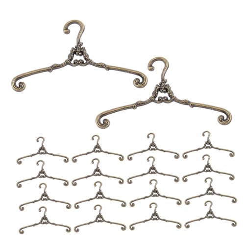 Gogogmee 30 Stück Mini-kleiderbügel: Puppenkleiderständer, Kleine Kleiderbügel Aus Metall – Puppenzubehör Und Puppenhaus-garderobendisplay – Puppenhaus-präsentationszubehör Gogogmee 30 Stück Mini-kleiderbügel: Puppenkleiderständer, Kleine Kleiderbügel Aus Metall – Puppenzubehör Und Puppenhaus-garderobendisplay – Puppenhaus-präsentationszubehör von Gogogmee