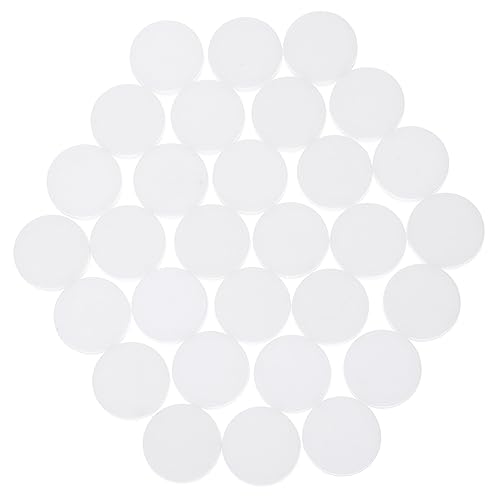 Gogogmee 30 Stück Runde Schachfiguren Weißes Brettspiel Zubehör für Schach und Dame Langlebig und Leicht zum Ersetzen Alter Spielsteine Gogogmee 30 Stück Runde Schachfiguren Weißes Brettspiel Zubehör für Schach und Dame Langlebig und Leicht zum Ersetzen Alter Spielsteine von Gogogmee