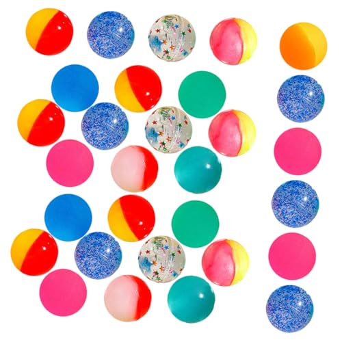 Gogogmee 30 Stück Teiliges Bunte Elastische Hüpfbälle Vending Machine Bälle DIY Kit Leichte Tragbare Mitgebsel für Geburtstagsfeiern und Partygeschenke von Gogogmee