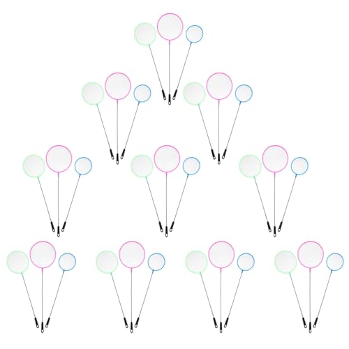 Gogogmee 30 Stück Teiliges Dichtes Aquarium Fischnetz Kleine Große Netze Schonend für Fische und Garnelen Rutschfester Griff für Heim Hobby aquarien Vielseitig für Zufällige Farbe von Gogogmee