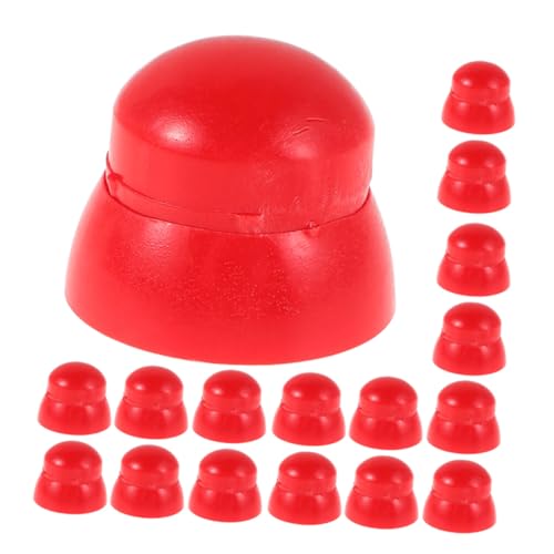 Gogogmee 30 Stück Teiliges Kunststoff Schrauben Schutzkappen für Spielplatzgeräte Rote Sicherheits Mutternabdeckungen für Spielbereiche Wetterfeste Schutzkappen für Innen und Außenbereich Gogogmee 30 Stück Teiliges Kunststoff Schrauben Schutzkappen für Spielplatzgeräte Rote Sicherheits Mutternabdeckungen für Spielbereiche Wetterfeste Schutzkappen für Innen und Außenbereich von Gogogmee