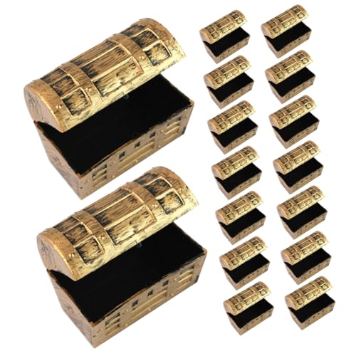 Gogogmee 32 Stück Teiliges Mini Piraten Schatztruhe Vintage Stil Handgefertigte Schmuckbox für Puppenhaus Dekoration Vielseitig als Fotorequisite und Desktop Ornament für Sammler Gogogmee 32 Stück Teiliges Mini Piraten Schatztruhe Vintage Stil Handgefertigte Schmuckbox für Puppenhaus Dekoration Vielseitig als Fotorequisite und Desktop Ornament für Sammler von Gogogmee