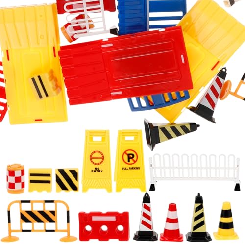Gogogmee 32 Stück Teiliges Miniatur Verkehrsstraßenschild Bunte Baustellenschilder und Straßensperren Pädagogisches Lernspielzeug für Interaktives Verkehrssicherheitsmodell für Spielstraße Gogogmee 32 Stück Teiliges Miniatur Verkehrsstraßenschild Bunte Baustellenschilder und Straßensperren Pädagogisches Lernspielzeug für Interaktives Verkehrssicherheitsmodell für Spielstraße von Gogogmee