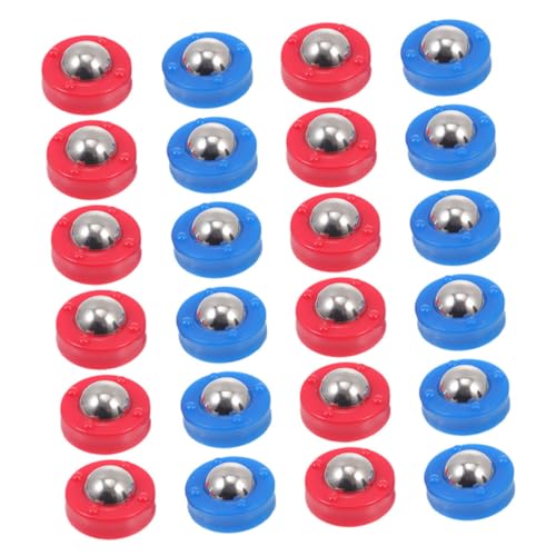Gogogmee 32 Stück Teiliges Shuffleboard Pucks aus Robustem Mini Tabletop Spielzubehör für Familien und Partys rutschfeste Rollende Kugeln für Interaktiven Spielspaß von Gogogmee