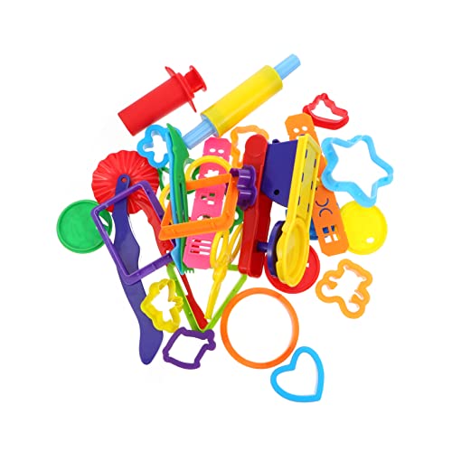 Gogogmee 32Stücke Teiliges DIY Knetwerkzeug Bunte Formen für Kreative Tonarbeiten für Lernspielzeug Fördert die Fantasie und Geschicklichkeit von Jungen und Mädchen Gogogmee 32Stücke Teiliges DIY Knetwerkzeug Bunte Formen für Kreative Tonarbeiten für Lernspielzeug Fördert die Fantasie und Geschicklichkeit von Jungen und Mädchen von Gogogmee