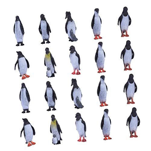 Gogogmee 32Stücke Teiliges Realistisches Pinguinmodell PVC Tierfiguren für Langlebig und Waschbar für Pädagogische Zwecke und Gartenverzierungen Kleine Hände von Gogogmee