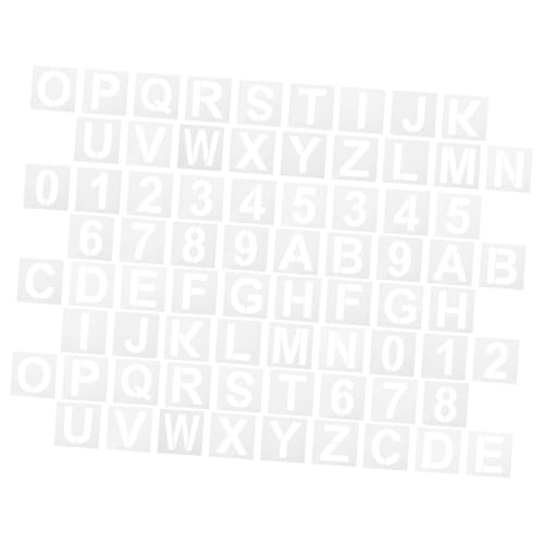 Gogogmee 36 Stück Teiliges Buchstaben und Zahlenschablonen Große Wiederverwendbare Malvorlagen für Glatte Oberfläche Waschbar für Basteln Festdekoration Gogogmee 36 Stück Teiliges Buchstaben und Zahlenschablonen Große Wiederverwendbare Malvorlagen für Glatte Oberfläche Waschbar für Basteln Festdekoration von Gogogmee
