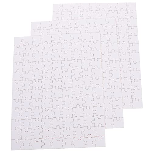 Gogogmee 3Blätter DIY Sublimationspuzzle Holzpuzzle Blanks für Kreative Projekte für Hochzeiten Geburtstagsfeiern Babypartys und Heimaktivitäten von Gogogmee