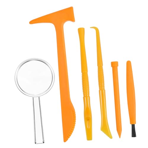 Gogogmee 3Sätze Teiliges Ausgrabungswerkzeug Set für Hammer Schaber Pinsel und Lupe Lernspielzeug für Kleine für Kreative Ausgrabungen und Spielspaß Gogogmee 3Sätze Teiliges Ausgrabungswerkzeug Set für Hammer Schaber Pinsel und Lupe Lernspielzeug für Kleine für Kreative Ausgrabungen und Spielspaß von Gogogmee