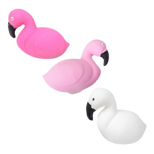 Gogogmee 3Stücke Flamingo Stressball Dehnbare Zappelspielzeuge für Stressabbau Sensorisches für zur Druckentlastung von Gogogmee