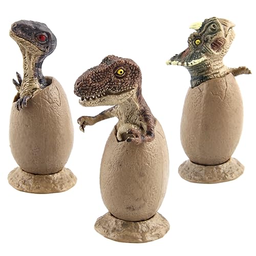 Gogogmee 3Stücke Halb Hatching Dinosaurier Eier Modelle Realistische Dinosaurier Ei Ornamente für Dekoration Perfektes für Dinosaurier Fans Gogogmee 3Stücke Halb Hatching Dinosaurier Eier Modelle Realistische Dinosaurier Ei Ornamente für Dekoration Perfektes für Dinosaurier Fans von Gogogmee