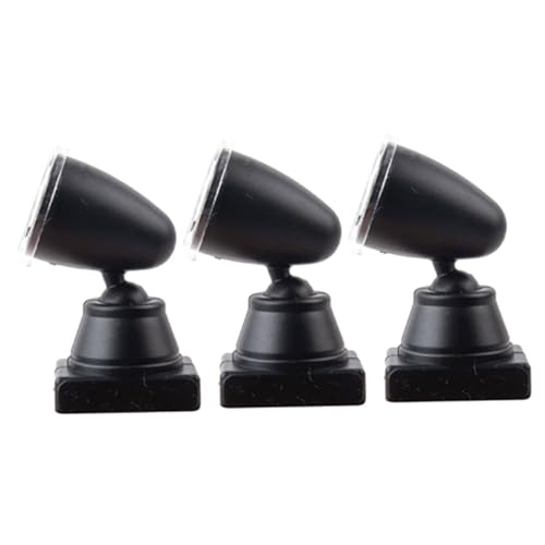 Gogogmee 3 Stücke Kleiner Signal Lampe für Sandtisch Dekoration Eisenbahn Lichtmodell Kompakte Größe Mikro Landschaftslampe für Miniatur Szenen von Gogogmee