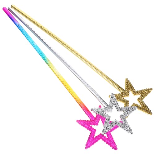 Gogogmee 3Stücke Sternen Zauberstäbe für Glitzernde Feenrequisiten für Mädchen für Kostümpartys Halloween Feiern Kreative Accessoires für Unvergessliche Gogogmee 3Stücke Sternen Zauberstäbe für Glitzernde Feenrequisiten für Mädchen für Kostümpartys Halloween Feiern Kreative Accessoires für Unvergessliche von Gogogmee