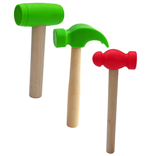 Gogogmee 3Stücke Teiliges Hammerspielzeug Holzspielzeug für Rollenspiele Großer und Kleiner Hammer Sowie für Kreative Fotografie und Lernspielzeuge für Jungen Gogogmee 3Stücke Teiliges Hammerspielzeug Holzspielzeug für Rollenspiele Großer und Kleiner Hammer Sowie für Kreative Fotografie und Lernspielzeuge für Jungen von Gogogmee