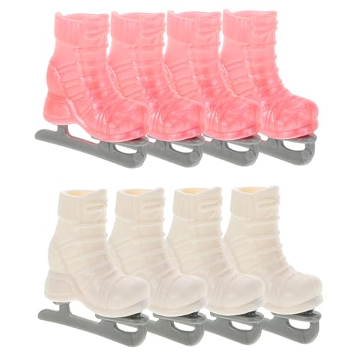 Gogogmee 4 Paare Mini Rollschuhe Puppenzubehör Plastik Rollschuhe Miniatur Eislaufschuhe für Puppen DIY Kostüm Zubehör Langlebig und Farbecht Gogogmee 4 Paare Mini Rollschuhe Puppenzubehör Plastik Rollschuhe Miniatur Eislaufschuhe für Puppen DIY Kostüm Zubehör Langlebig und Farbecht von Gogogmee