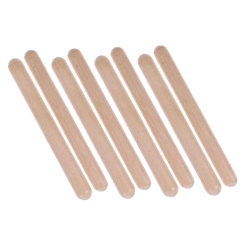 Gogogmee 4 Paare Musikalisches für Rhythmusstöcke aus Frühe Bildung Percussion Instrument für Gruppenaktivitäten Langlebig und rutschfest für Musikalische von Gogogmee