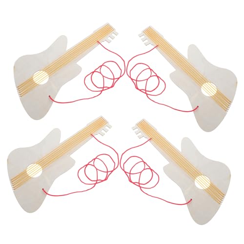 Gogogmee 4 Sätze Unvollendetes Holzgitarren für Leere Holzgitarre zum Bemalen Kreatives Musikinstrument für Kindergarten Fördert Künstlerische und Musikalische Entwicklung Gogogmee 4 Sätze Unvollendetes Holzgitarren für Leere Holzgitarre zum Bemalen Kreatives Musikinstrument für Kindergarten Fördert Künstlerische und Musikalische Entwicklung von Gogogmee