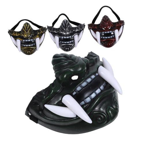 Gogogmee 4 Stück Authentische Japanische Oni Gesichtsmaske Bunte Cosplay Masken für Halloween Karneval Party Bühnenauftritte Unisex Traditionelle Theater Requisiten Gogogmee 4 Stück Authentische Japanische Oni Gesichtsmaske Bunte Cosplay Masken für Halloween Karneval Party Bühnenauftritte Unisex Traditionelle Theater Requisiten von Gogogmee