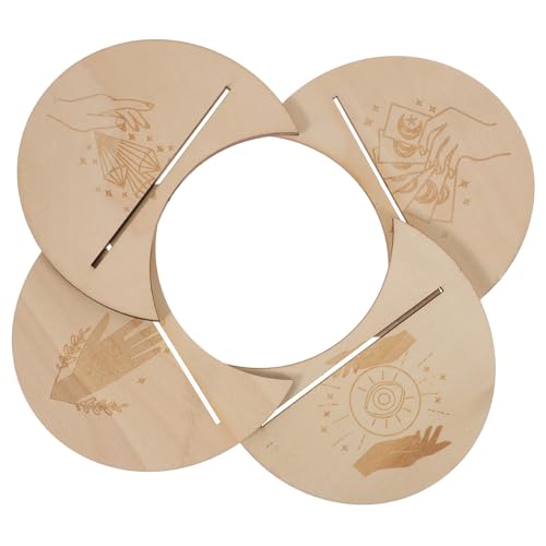Gogogmee 4 Stück Holz Tarot Kartenständer Mondform Handgefertigt Leicht und Langlebig Dekorativer Halter für Tarot Altar und Wahrsagung Einzigartig Geschnitzt für Meditation und Gogogmee 4 Stück Holz Tarot Kartenständer Mondform Handgefertigt Leicht und Langlebig Dekorativer Halter für Tarot Altar und Wahrsagung Einzigartig Geschnitzt für Meditation und von Gogogmee