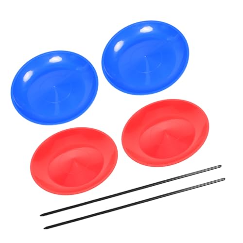 Gogogmee 4 Stück Jonglier-Plattenspieler Jonglierspiel Kleiner Jonglierstock Zirkuspartyzubehör Karneval Requisiten Zirkusspielzeug Jonglierset für Karnevalspartydekorationen Plastik Gogogmee 4 Stück Jonglier-Plattenspieler Jonglierspiel Kleiner Jonglierstock Zirkuspartyzubehör Karneval Requisiten Zirkusspielzeug Jonglierset für Karnevalspartydekorationen Plastik von Gogogmee