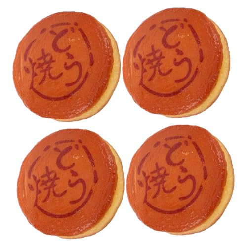 Gogogmee 4 Stück Künstliche Japanische Snacks für Fotografie und Dekoration Leichtbraun für Küchen und Party Dekoration Vielseitige Einsatzmöglichkeiten Gogogmee 4 Stück Künstliche Japanische Snacks für Fotografie und Dekoration Leichtbraun für Küchen und Party Dekoration Vielseitige Einsatzmöglichkeiten von Gogogmee