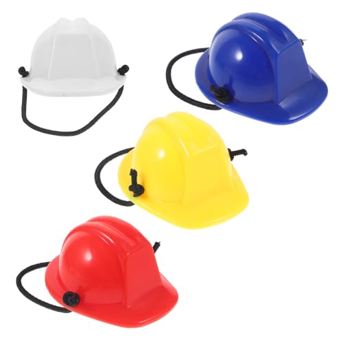 Gogogmee 4 Stück Miniatur Bauhelm Teiliges für Kleine Haustiere und Bärtige Drachen Stabiles Kunststoffmodell mit Elastischem Befestigungsseil Modischer Schutzhelm für Zufällige Farbe Gogogmee 4 Stück Miniatur Bauhelm Teiliges für Kleine Haustiere und Bärtige Drachen Stabiles Kunststoffmodell mit Elastischem Befestigungsseil Modischer Schutzhelm für Zufällige Farbe von Gogogmee