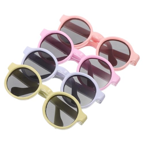 Gogogmee 4 Stück Puppen Sonnenbrillen Teiliges Bunte Macaron Farben Mini Brillen für Puppenhaus Basteln Rollenspiel und Puppenkostüm Zubehör Gogogmee 4 Stück Puppen Sonnenbrillen Teiliges Bunte Macaron Farben Mini Brillen für Puppenhaus Basteln Rollenspiel und Puppenkostüm Zubehör von Gogogmee