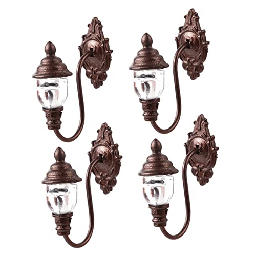 Gogogmee 4 Stück Puppenhaus Wandleuchte Miniatur Dekoration Miniatur Lichter Miniatur Lampe Dekorationen Lampe Modell Blech Wandleuchte Mini Leucht Wandleuchte Miniatur Gogogmee 4 Stück Puppenhaus Wandleuchte Miniatur Dekoration Miniatur Lichter Miniatur Lampe Dekorationen Lampe Modell Blech Wandleuchte Mini Leucht Wandleuchte Miniatur von Gogogmee