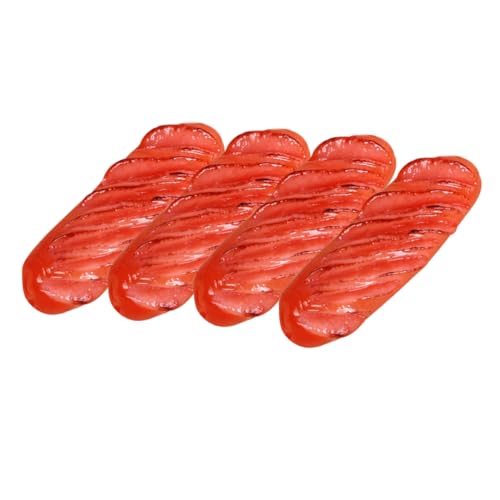 Gogogmee 4 Stück Realistisches Künstliches Modell Faux Hot Dog Fotorequisiten für Küche Dekoration und Festivals aus Robustem Gefertigt Leicht und Tragbar Gogogmee 4 Stück Realistisches Künstliches Modell Faux Hot Dog Fotorequisiten für Küche Dekoration und Festivals aus Robustem Gefertigt Leicht und Tragbar von Gogogmee
