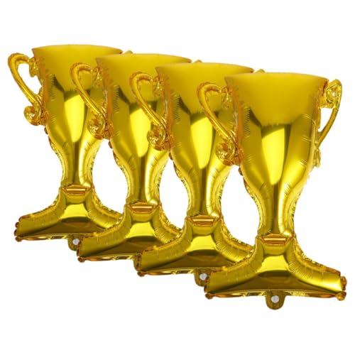 Gogogmee 4 Stück Teiliges Aluminiumfolien Ballon in Gold Champion Pokal Motiv Robuste Party Dekoration für Abschlussfeier Vielseitig Einsetzbar für Sport Geburtstagspartys als Gogogmee 4 Stück Teiliges Aluminiumfolien Ballon in Gold Champion Pokal Motiv Robuste Party Dekoration für Abschlussfeier Vielseitig Einsetzbar für Sport Geburtstagspartys als von Gogogmee