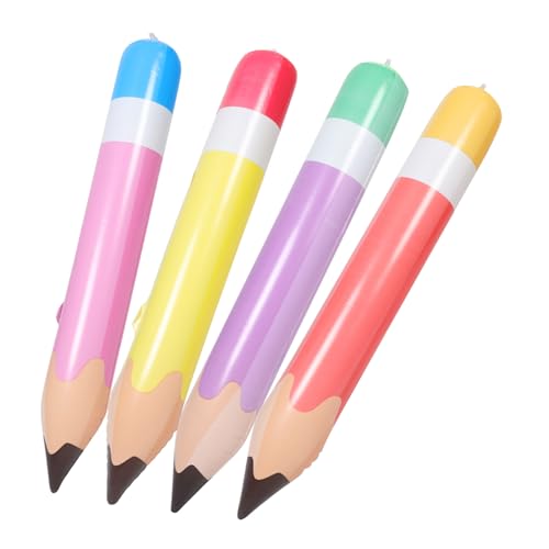 Gogogmee 4 Stück Teiliges Aufblasbare Riesen-bleistift-ballons aus Robustem PVC Farbenfrohe Schulparty-deko für Abschlussfeiern und Klassenzimmer Langlebige und Auffällige Aufblasbare Gogogmee 4 Stück Teiliges Aufblasbare Riesen-bleistift-ballons aus Robustem PVC Farbenfrohe Schulparty-deko für Abschlussfeiern und Klassenzimmer Langlebige und Auffällige Aufblasbare von Gogogmee
