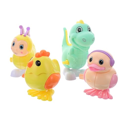 Gogogmee 4 Stück Teiliges Aufzieh tierspielzeug aus Stoßfest Leicht und Tragbar Geeignet für Junge Mädchen Kleinkinder und Vorschulkinder Fördert Koordination und Fantasie Zufällige Farbe Gogogmee 4 Stück Teiliges Aufzieh tierspielzeug aus Stoßfest Leicht und Tragbar Geeignet für Junge Mädchen Kleinkinder und Vorschulkinder Fördert Koordination und Fantasie Zufällige Farbe von Gogogmee