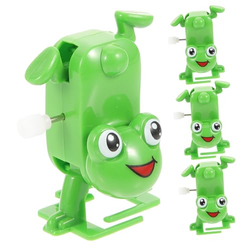 Gogogmee 4 Stück Teiliges Aufziehbare Mechanismus Frösche Kunststoffspielzeug für Kleine Mechanische Laufspielzeuge als Geschenk und Fotorequisite Gogogmee 4 Stück Teiliges Aufziehbare Mechanismus Frösche Kunststoffspielzeug für Kleine Mechanische Laufspielzeuge als Geschenk und Fotorequisite von Gogogmee
