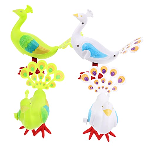 Gogogmee 4 Stück Teiliges Aufziehspielzeug Springende Pfau Spielzeuge für Lustige Tragbare und Kinderfreundliche Uhrwerkspielzeuge für und Gogogmee 4 Stück Teiliges Aufziehspielzeug Springende Pfau Spielzeuge für Lustige Tragbare und Kinderfreundliche Uhrwerkspielzeuge für und von Gogogmee
