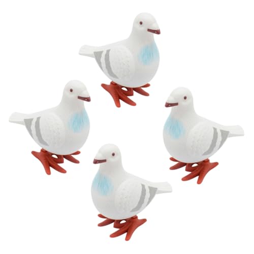Gogogmee 4 Stück Teiliges Aufziehspielzeug Tauben Kleine Lustige Vogelspielzeuge für Windup Mechanismus Handliche Party mitgebsel für Jungen und Mädchen Gogogmee 4 Stück Teiliges Aufziehspielzeug Tauben Kleine Lustige Vogelspielzeuge für Windup Mechanismus Handliche Party mitgebsel für Jungen und Mädchen von Gogogmee