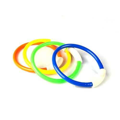 Gogogmee 4 Stück Teiliges Buntes Tauchringe für Sicher und Langlebig zum Schwimm und Tauchtraining im Pool Farbenfrohes Wasserspielzeug für Mehr Spaß Beim Unterwasser Tauchen Gogogmee 4 Stück Teiliges Buntes Tauchringe für Sicher und Langlebig zum Schwimm und Tauchtraining im Pool Farbenfrohes Wasserspielzeug für Mehr Spaß Beim Unterwasser Tauchen von Gogogmee