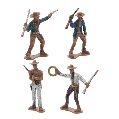Gogogmee 4 Stück Teiliges Cowboy Figuren Western Thema Party Deko Detailreiche Kunststoffmodelle für Schlafzimmer und Geburtstagsfeiern Sammler Western Cowboy Dekoration Gogogmee 4 Stück Teiliges Cowboy Figuren Western Thema Party Deko Detailreiche Kunststoffmodelle für Schlafzimmer und Geburtstagsfeiern Sammler Western Cowboy Dekoration von Gogogmee