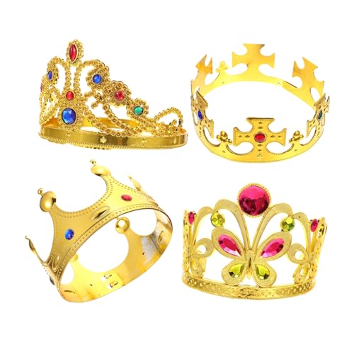 Gogogmee 4 Stück Teiliges Diadem Leichte Krone mit Funkelnden Strasssteinen Hautfreundlich und Langlebig für Geburtstagsfeiern Bühnenauftritte und Rollenspiele Gogogmee 4 Stück Teiliges Diadem Leichte Krone mit Funkelnden Strasssteinen Hautfreundlich und Langlebig für Geburtstagsfeiern Bühnenauftritte und Rollenspiele von Gogogmee