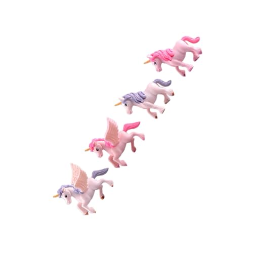 Gogogmee 4 Stück Teiliges Einhorn und Landschafts Dekor Niedliche Fliegende Pferde Figuren Langlebige Miniatur Ornamente für Kuchen und Partydeko Gogogmee 4 Stück Teiliges Einhorn und Landschafts Dekor Niedliche Fliegende Pferde Figuren Langlebige Miniatur Ornamente für Kuchen und Partydeko von Gogogmee