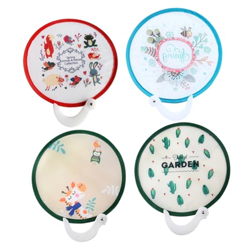 Gogogmee 4 Stück Teiliges Faltbares Kleiner Runder Handfächer im Japanischen Stil Leichte Polyesterfächer mit Cartoon Motiven Vielseitig für Sommer Hochzeit Party und Dekoration Geeignet Gogogmee 4 Stück Teiliges Faltbares Kleiner Runder Handfächer im Japanischen Stil Leichte Polyesterfächer mit Cartoon Motiven Vielseitig für Sommer Hochzeit Party und Dekoration Geeignet von Gogogmee