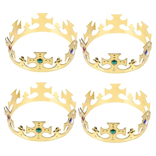 Gogogmee 4 Stück Teiliges Goldene Prinz Kostüm Kronen Stabile Komfortable Party accessoires für Geburtstag Bühne Karneval und Festliche Anlässe Gogogmee 4 Stück Teiliges Goldene Prinz Kostüm Kronen Stabile Komfortable Party accessoires für Geburtstag Bühne Karneval und Festliche Anlässe von Gogogmee