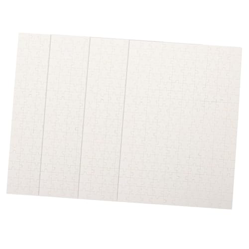 Gogogmee 4 Stück Teiliges Holz Blanko Puzzle Sublimation Kit für Thermotransfer DIY Basteln Kreative Leere Puzzleteile zum Bemalen und Beschriften Langlebig und Stabil von Gogogmee