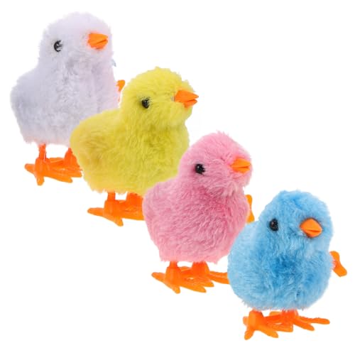 Gogogmee 4 Stück Teiliges Hüpfendes Aufziehspielzeug Kuscheliges Plüsch Küken Lebensecht Kinderparty Ostern Dekoration Gogogmee 4 Stück Teiliges Hüpfendes Aufziehspielzeug Kuscheliges Plüsch Küken Lebensecht Kinderparty Ostern Dekoration von Gogogmee
