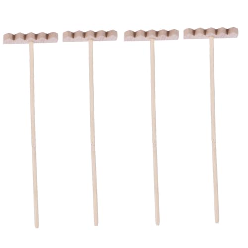Gogogmee 4 Stück Teiliges Mini Bambus Rechen Sandtisch Zubehör für Zen Garten Schreibtisch Leicht Dekorativ Robust für Sandspiel und DIY Gartengestaltung Gogogmee 4 Stück Teiliges Mini Bambus Rechen Sandtisch Zubehör für Zen Garten Schreibtisch Leicht Dekorativ Robust für Sandspiel und DIY Gartengestaltung von Gogogmee