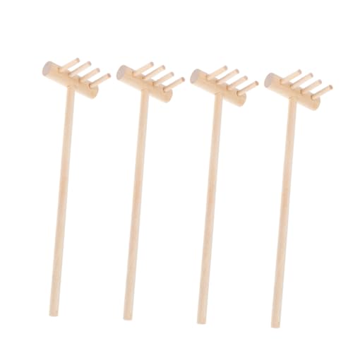 Gogogmee 4 Stück Teiliges Mini Holzrechen für Sandkästen und Mini Gärten Dekorative Sandspielzeug Rake Tools für Sandtische und Kleine Gartenarbeiten Gogogmee 4 Stück Teiliges Mini Holzrechen für Sandkästen und Mini Gärten Dekorative Sandspielzeug Rake Tools für Sandtische und Kleine Gartenarbeiten von Gogogmee