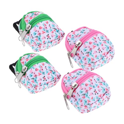 Gogogmee 4 Stück Teiliges Mini Schulranzen mit Reißverschluss Realistische Puppenhaus Deko Detailreiches Mini Rucksack Modell für DIY Puppenhaus Möbel und Kreative Szenen Gogogmee 4 Stück Teiliges Mini Schulranzen mit Reißverschluss Realistische Puppenhaus Deko Detailreiches Mini Rucksack Modell für DIY Puppenhaus Möbel und Kreative Szenen von Gogogmee