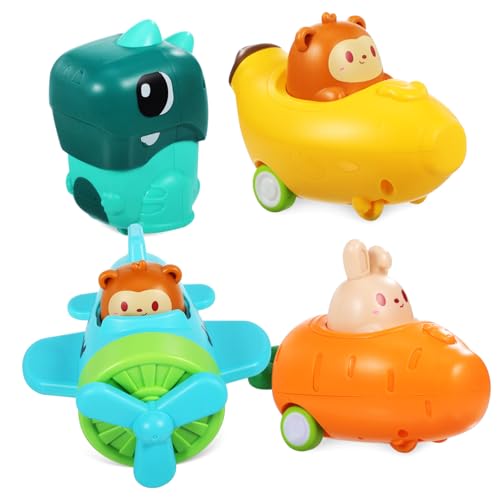Gogogmee 4 Stück Teiliges Niedliche Junge Mädchen Spielzeugautos mit Tiermotiven Robuste Kunststoff Kinderwagen Pädagogisch für Feinmotorik und Hand Auge Koordination rutschfeste Gogogmee 4 Stück Teiliges Niedliche Junge Mädchen Spielzeugautos mit Tiermotiven Robuste Kunststoff Kinderwagen Pädagogisch für Feinmotorik und Hand Auge Koordination rutschfeste von Gogogmee