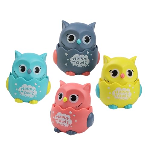 Gogogmee 4 Stück Teiliges Press Go Katzenkopfwagon Robustem Kunststoff Niedliche Eulen Form Sicher und Stoßfest Fördert Auge Hand koordination und Eltern Junge Mädchen Beziehung Gogogmee 4 Stück Teiliges Press Go Katzenkopfwagon Robustem Kunststoff Niedliche Eulen Form Sicher und Stoßfest Fördert Auge Hand koordination und Eltern Junge Mädchen Beziehung von Gogogmee