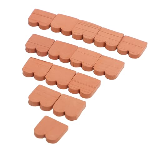 Gogogmee 40 Stück Puppenhausfliesen Dekorsteine Für Gartenmodellbau Fliesen Puppenhaus Mini Ziegel Fliesen DIY Miniatur Ziegel Kleine Ziegelblöcke Landschaftszubehör Gogogmee 40 Stück Puppenhausfliesen Dekorsteine Für Gartenmodellbau Fliesen Puppenhaus Mini Ziegel Fliesen DIY Miniatur Ziegel Kleine Ziegelblöcke Landschaftszubehör von Gogogmee