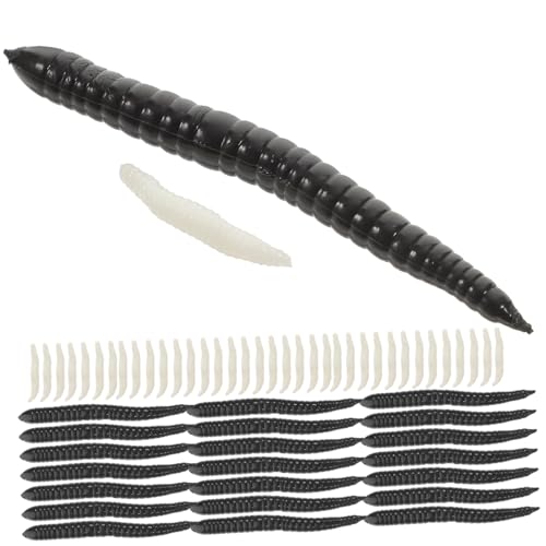 Gogogmee 40 Stück Realistische Fake Maggots Flexible Simulation Insekten Witzige Party Toys für Streiche und Überraschungen Schadstofffrei und Langlebig Gogogmee 40 Stück Realistische Fake Maggots Flexible Simulation Insekten Witzige Party Toys für Streiche und Überraschungen Schadstofffrei und Langlebig von Gogogmee